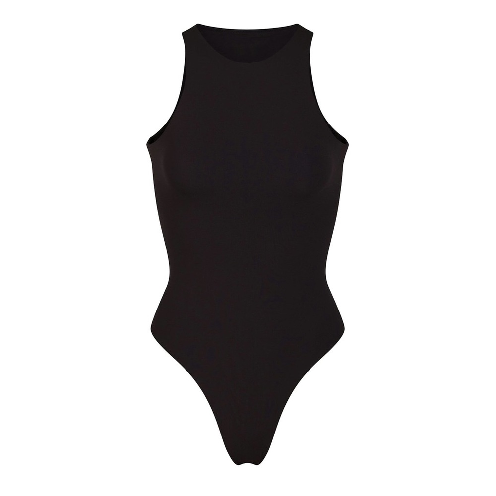 Skims Fits Everybody High Neck Bodysuit in Onyx/Black Size XL NWT - Picture 2 of 7